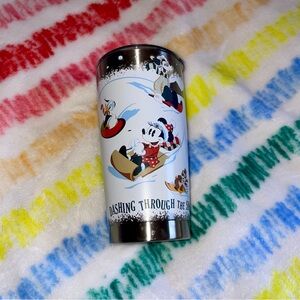 Disney Stainless Steel Tumbler with Mickey and Friends - White and Silver